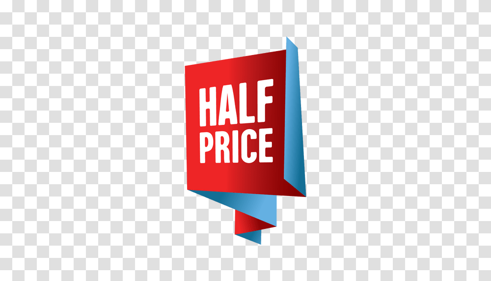 Half Price Sale Label, Paper Transparent Png