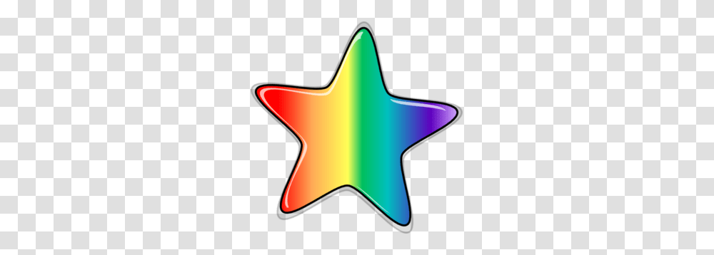 Half Rainbow Clipart, Axe, Tool, Star Symbol Transparent Png