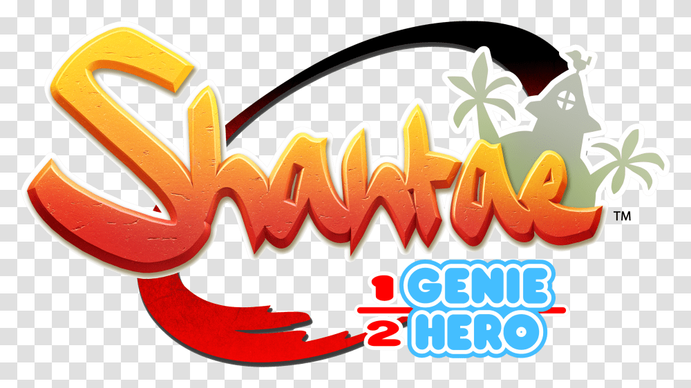 Half Shantae Half Genie Hero Logo, Food, Text, Label, Hot Dog Transparent Png
