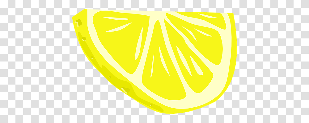 Half Slice Of Lemon Food, Citrus Fruit, Plant, Banana Transparent Png
