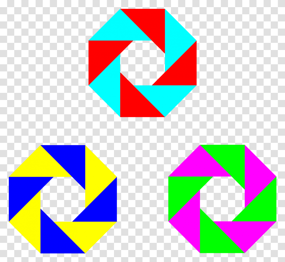 Half Squares 3 Octogons Clip Arts Clip Art, Triangle, Recycling Symbol, Star Symbol Transparent Png