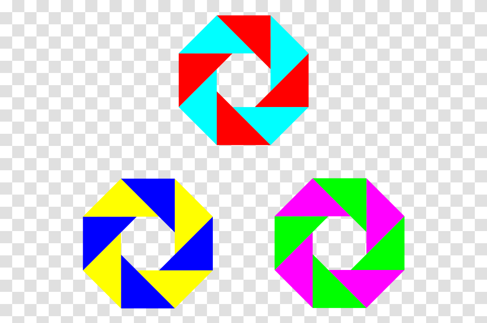 Half Squares 3 Octogons, Recycling Symbol, Triangle Transparent Png
