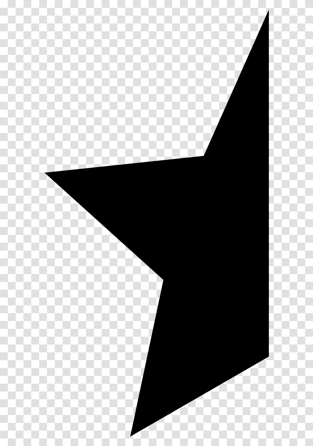 Half Star Symbol Star Half, Gray, World Of Warcraft Transparent Png