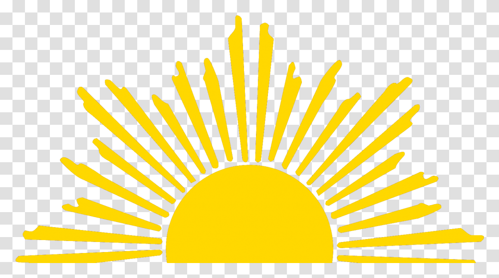Half Sun Clipart Buddhist Sun, Logo, Trademark, Outdoors Transparent Png