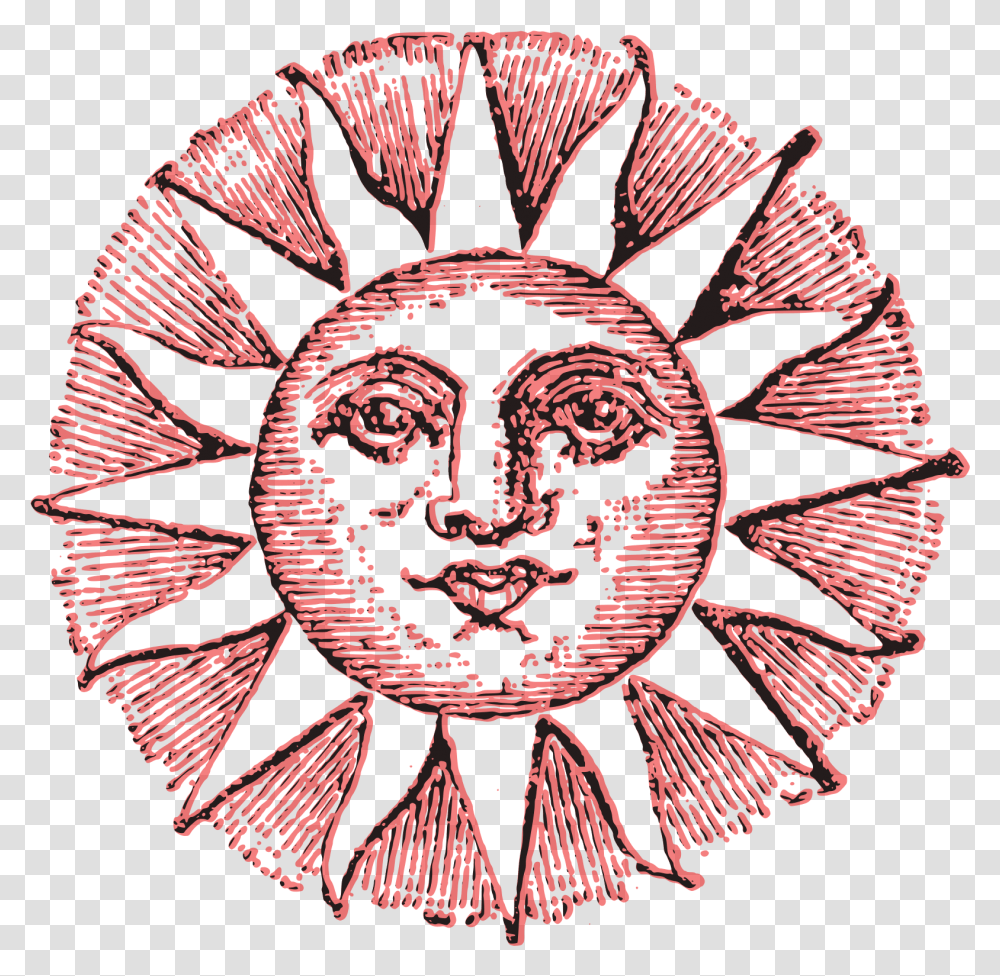 Half Sun Vintage Sun, Modern Art, Star Symbol, Emblem Transparent Png