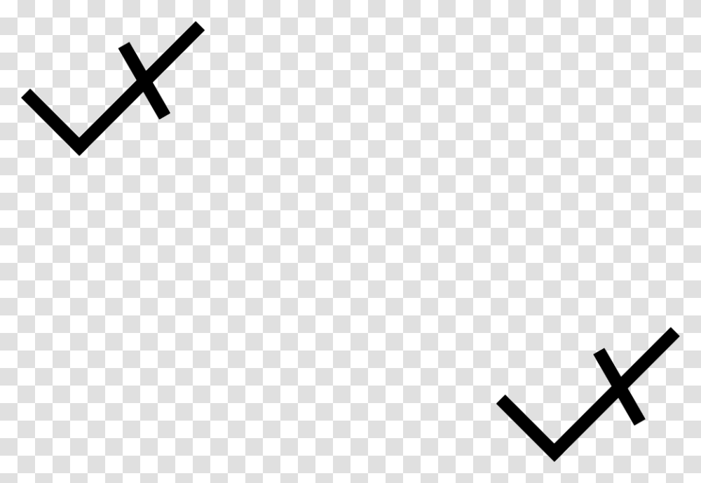 Half Wrong Cross, Number, White Transparent Png