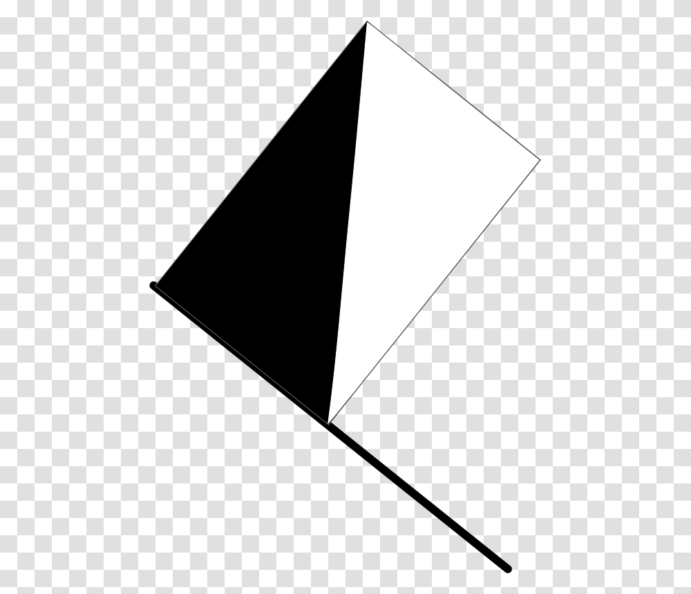 Halfblack Flag, Sport, Triangle, Toy, Kite Transparent Png