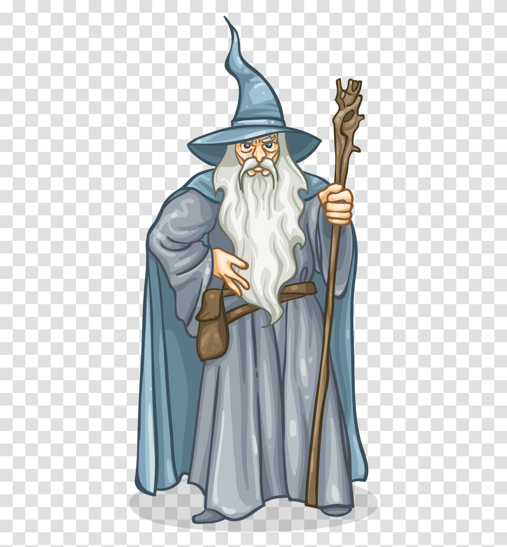 Halfling Dwarf White Elf Wizard, Clothing, Costume, Cane, Stick Transparent Png