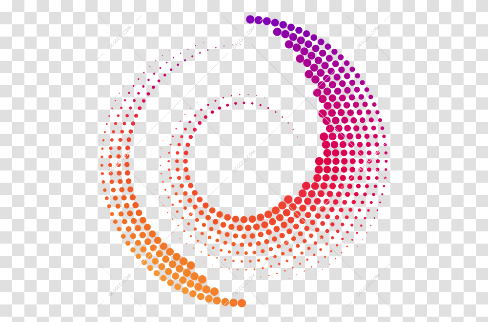 Halftone Pattern Halftone Circle Vector, Graphics, Art, Symbol, Spiral Transparent Png