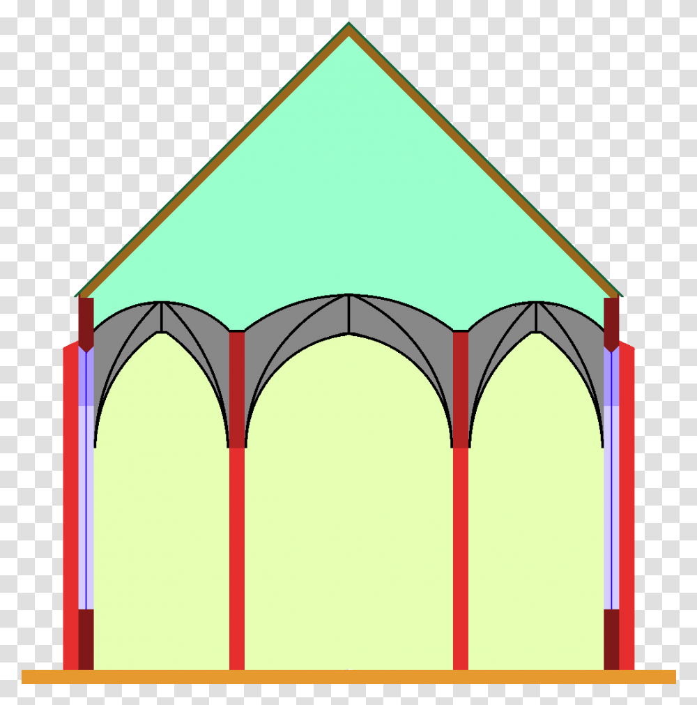 Hall Church Central Nave Wider Staffelkirche, Gazebo, Tent, Architecture, Building Transparent Png