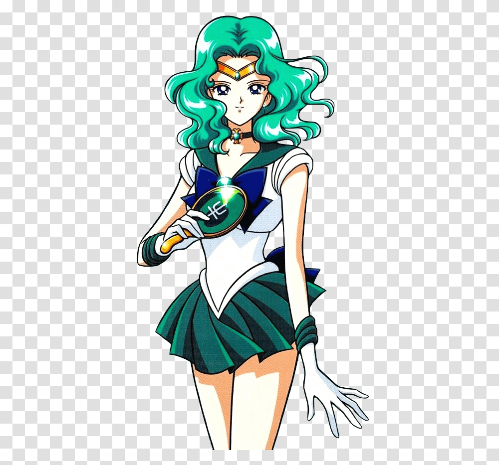 Hall Of Anime Fame Sailor Neptune, Comics, Book, Person, Human Transparent Png