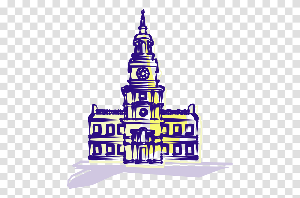 Hall, Spire, Tower, Architecture, Building Transparent Png