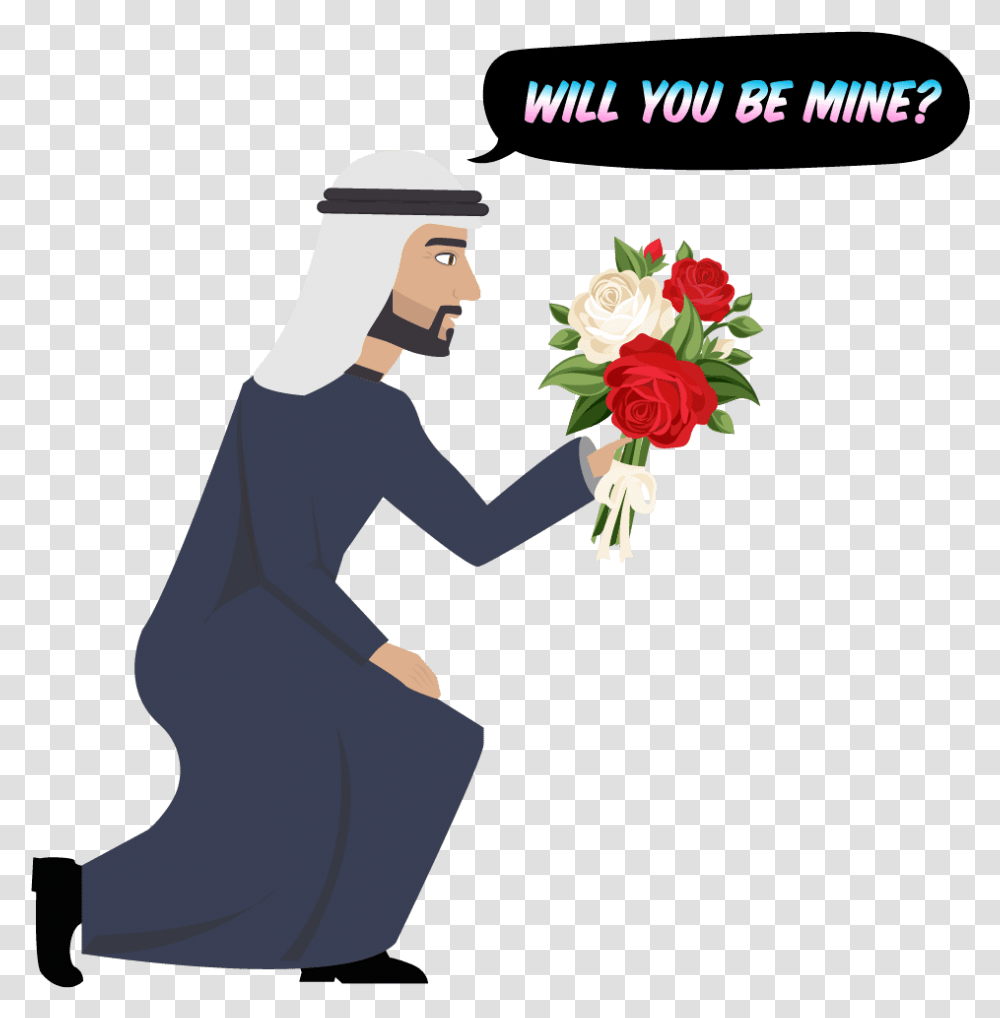 Halla Walla Arab And Khaleeji Emojis Arrive In Middle East Emoji Whatsapp Stickers Funny, Person, Human, Plant, Flower Transparent Png