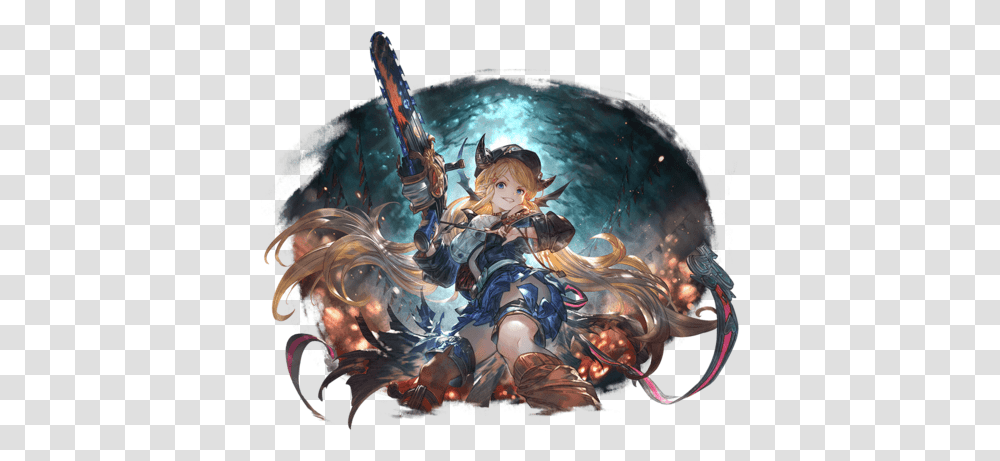 Hallessena Granblue Hallessena, Person, Painting, Art, Clothing Transparent Png