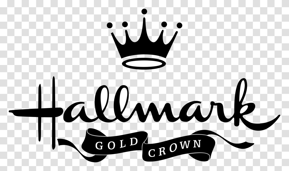 Hallmark Gold Crown Logo Vector, Stencil, Alphabet Transparent Png