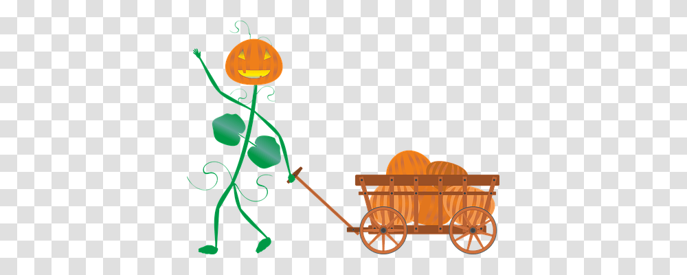 Halloween Holiday, Vehicle, Transportation, Wagon Transparent Png