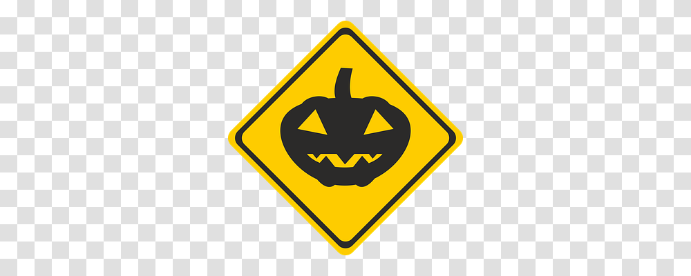 Halloween Transport, Road Sign, Stopsign Transparent Png