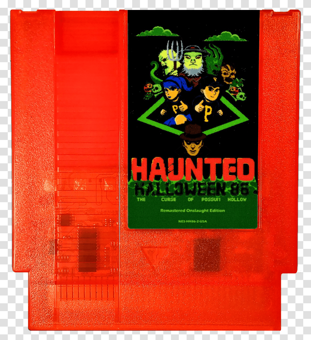 Halloween 86 Nes Game Pumpkin Orange Cartridge Only, Pac Man, Poster, Advertisement, Arcade Game Machine Transparent Png