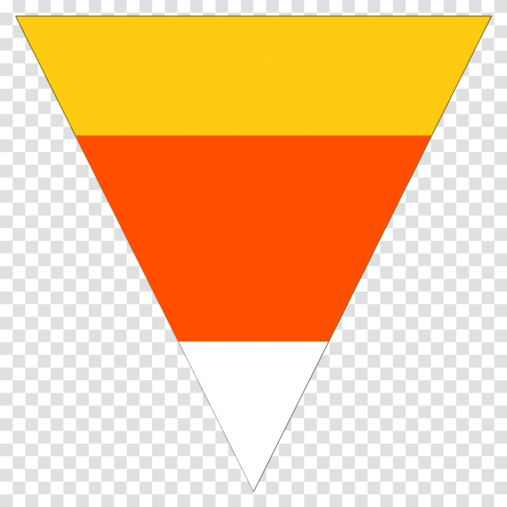 Halloween Banner Candy Corn Triangle, Cone, Plectrum Transparent Png