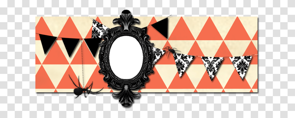 Halloween Banner, Mirror Transparent Png