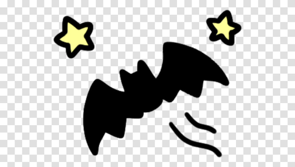 Halloween Bat Bats Spooky Sticker, Star Symbol Transparent Png