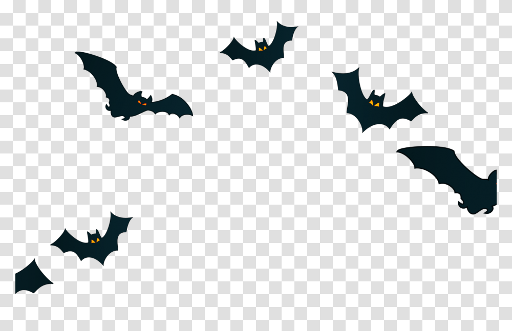Halloween Bats Decor Clipart Image, Green, Bird, Animal, Horse Transparent Png