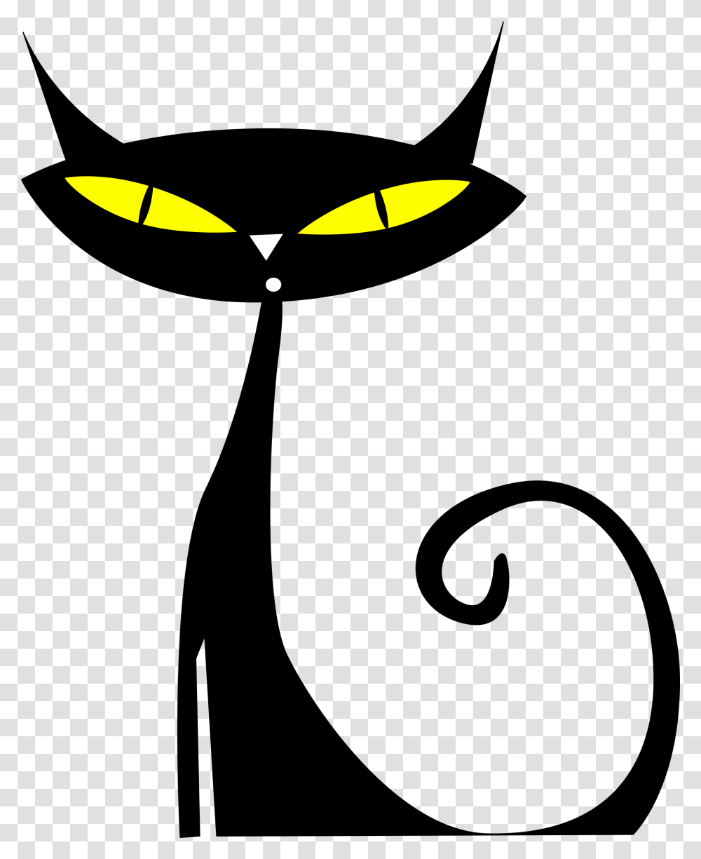 Halloween Black Cat Cartoon Download Gatos Clip Art, Glasses, Accessories, Accessory, Sunglasses Transparent Png