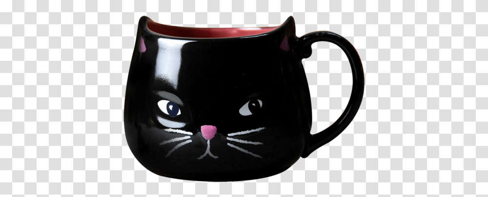Halloween Black Cat Cartoon Halloween Black Cat Ceramics, Coffee Cup, Pet, Mammal, Animal Transparent Png