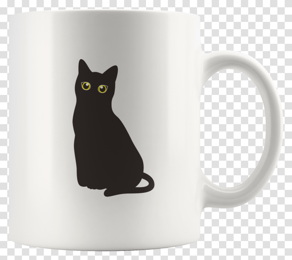 Halloween Black Cat, Coffee Cup, Pet, Mammal, Animal Transparent Png