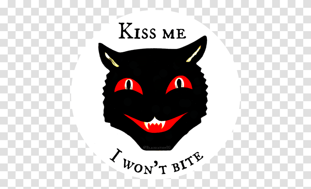 Halloween Black Cat, Label, Sticker, Logo Transparent Png