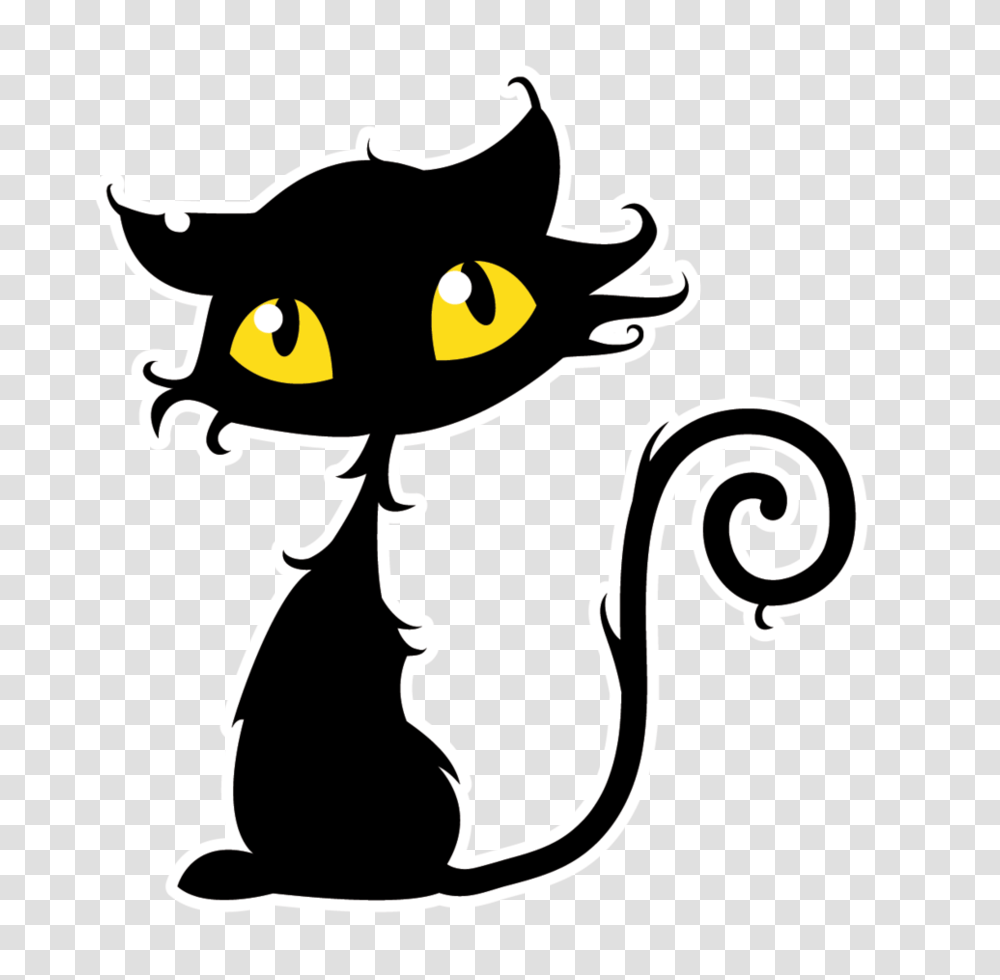 Halloween Black Cat, Stencil, Antelope, Wildlife, Mammal Transparent Png