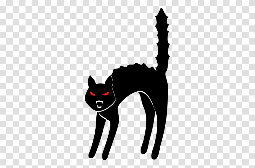 Halloween Black Cats Clipart Nice Clip Art, Stencil, Pillow Transparent Png