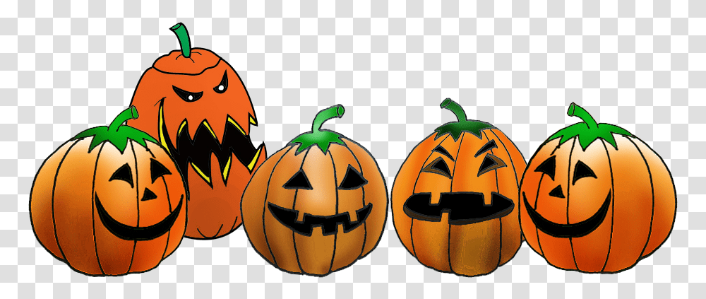 Halloween Borders And Frames Jack O Lanterns Clipart, Pumpkin, Vegetable, Plant, Food Transparent Png