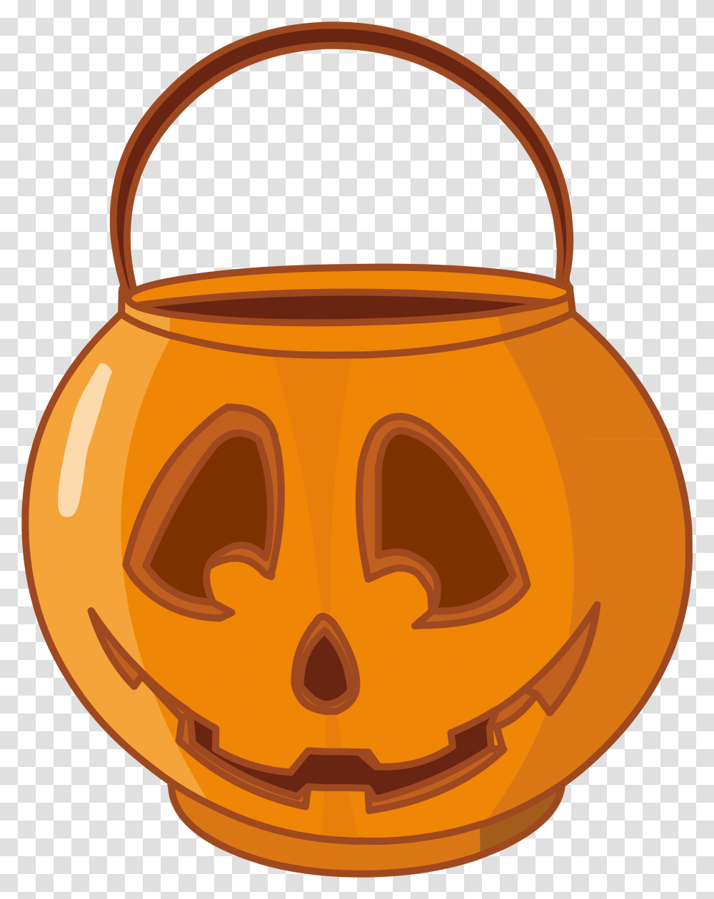 Halloween Candy Bucket Free, Plant, Pumpkin, Vegetable, Food Transparent Png