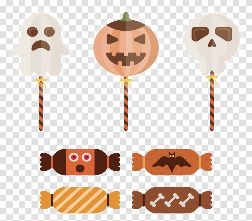 Halloween Candy Picture Cartoon Halloween Candy, Sweets, Food, Confectionery, Rattle Transparent Png