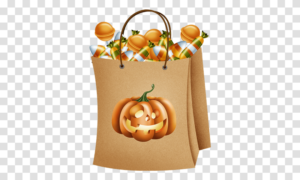 Halloween Candy Pumpkin Bag Cute Trickortreat Halloween Candy Bag, Plant, Birthday Cake, Dessert, Food Transparent Png