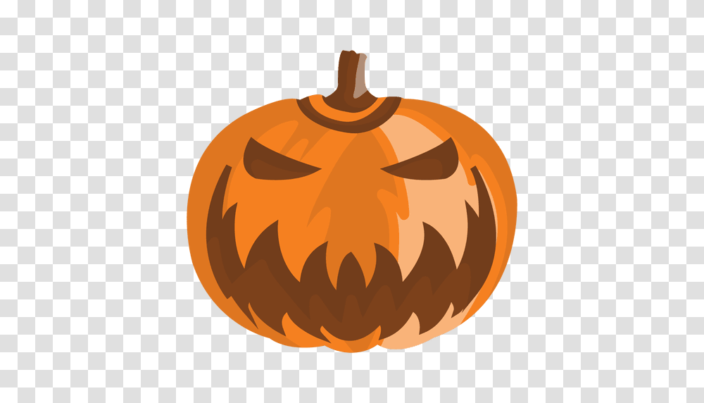 Halloween Cartoon Pumpkin, Vegetable, Plant, Food, Produce Transparent Png