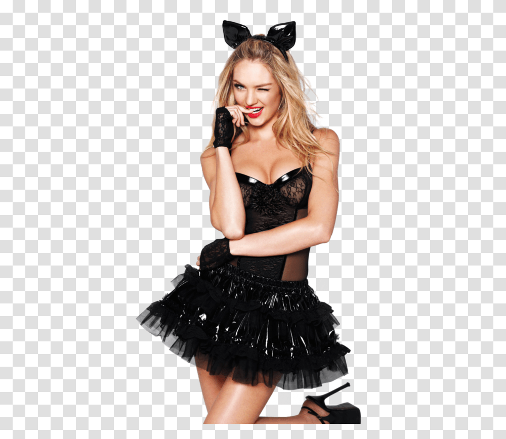 Halloween Cat Dress Up Victoria Secret Secy Little Fantasies, Skirt, Clothing, Person, Costume Transparent Png