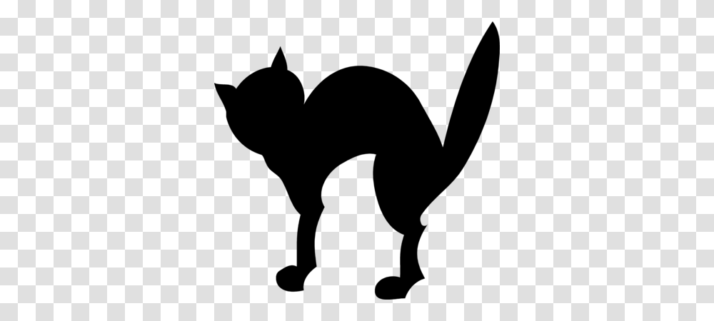 Halloween Cat Silhouette Clip Art Fun For Christmas Halloween, Gray, World Of Warcraft Transparent Png