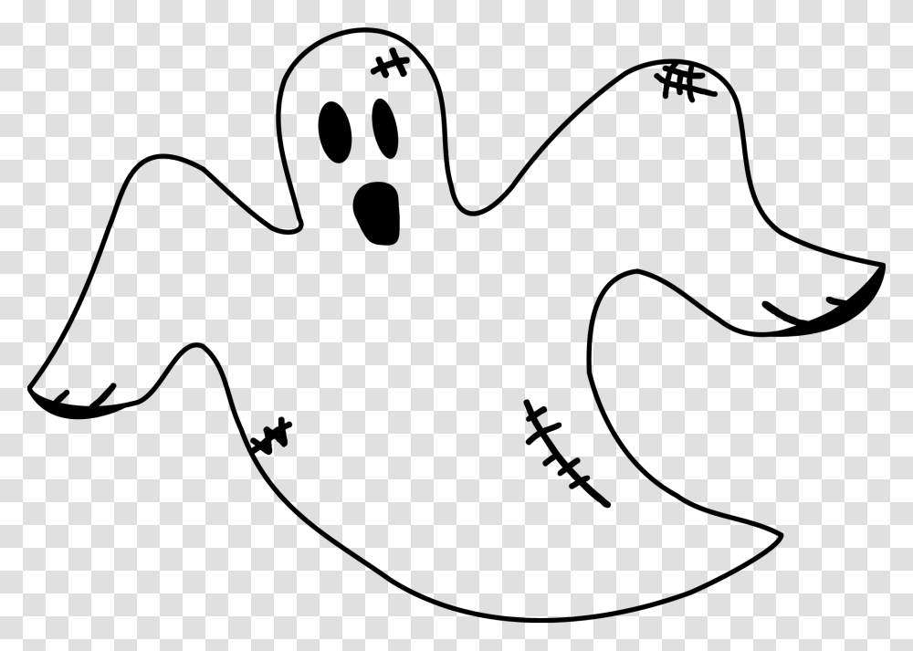 Halloween Clip Art Black And White, Label, Plant, Bow Transparent Png