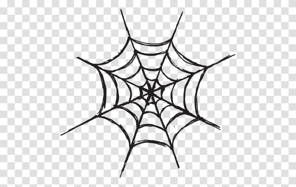 Halloween Clip Art Black And White, Spider Web, Rug Transparent Png