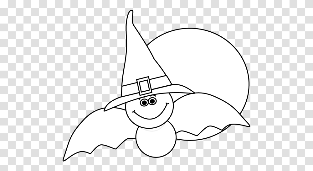 Halloween Clip Art Halloween Images Halloween Clipart Black And White Bat, Clothing, Hat, Baseball Cap, Cowboy Hat Transparent Png