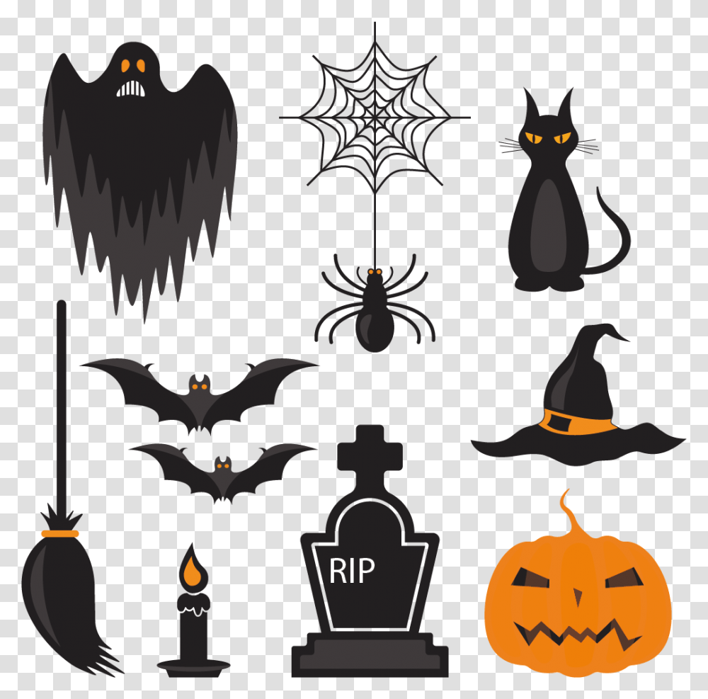 Halloween Clip Art Halloween, Silhouette, Bird, Animal, Eagle Transparent Png