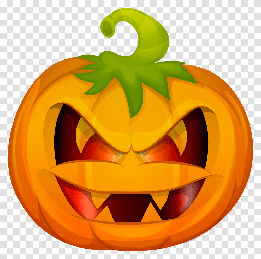 Halloween Clip Art, Pumpkin, Vegetable, Plant, Food Transparent Png