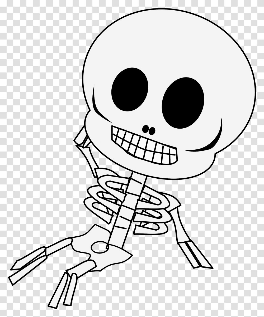 Halloween Clipart Skeleton Skeleton Cartoon, Performer, Stencil, Drawing, Pirate Transparent Png