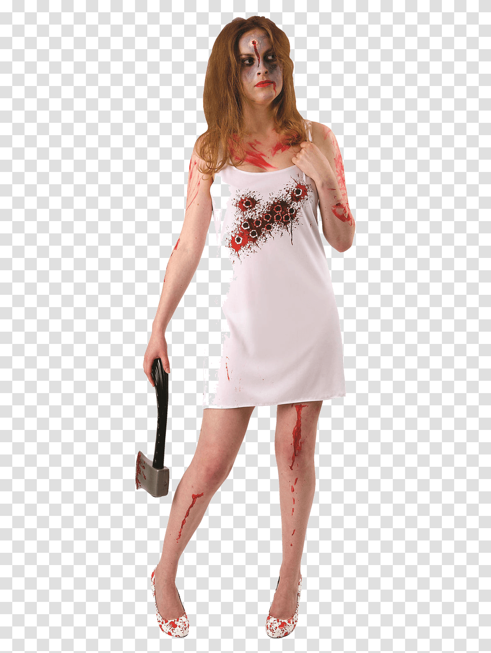 Halloween Costume Bullet Holes, Person, Sleeve, Dress Transparent Png