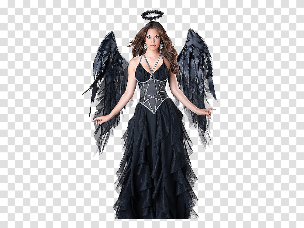 Halloween Costume Dark Angel Costume, Art, Dress, Clothing, Archangel Transparent Png
