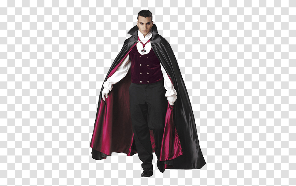 Halloween Costume Vampire Costumes, Clothing, Apparel, Fashion, Cloak Transparent Png