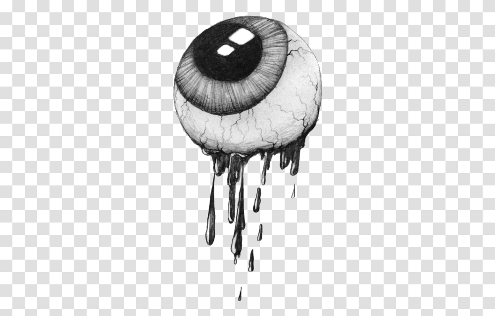 Halloween Creepy Black And White Gif Eyeball Drawings Of A Severed Eyeball, Outdoors, Nature, Snow, Ice Transparent Png