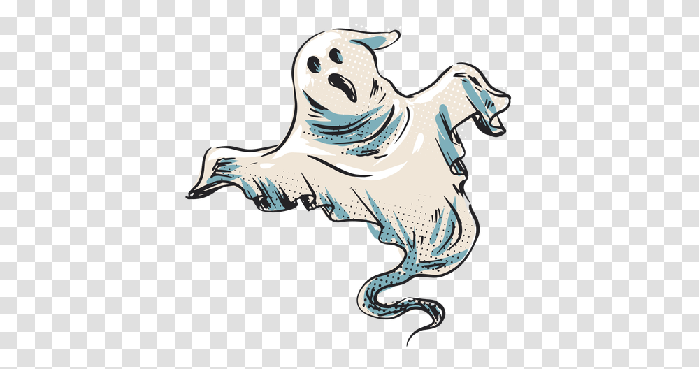 Halloween Creepy Ghost Illustration & Svg Imagens De Halloween Fantasma Assustador, Sea, Outdoors, Water, Nature Transparent Png